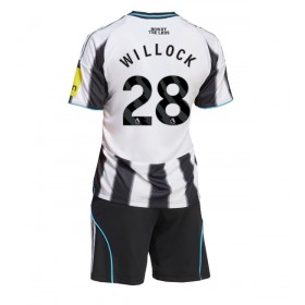 Newcastle United Joe Willock #28 Hemmakläder Barn 2025-26 Kortärmad (+ Korta byxor)